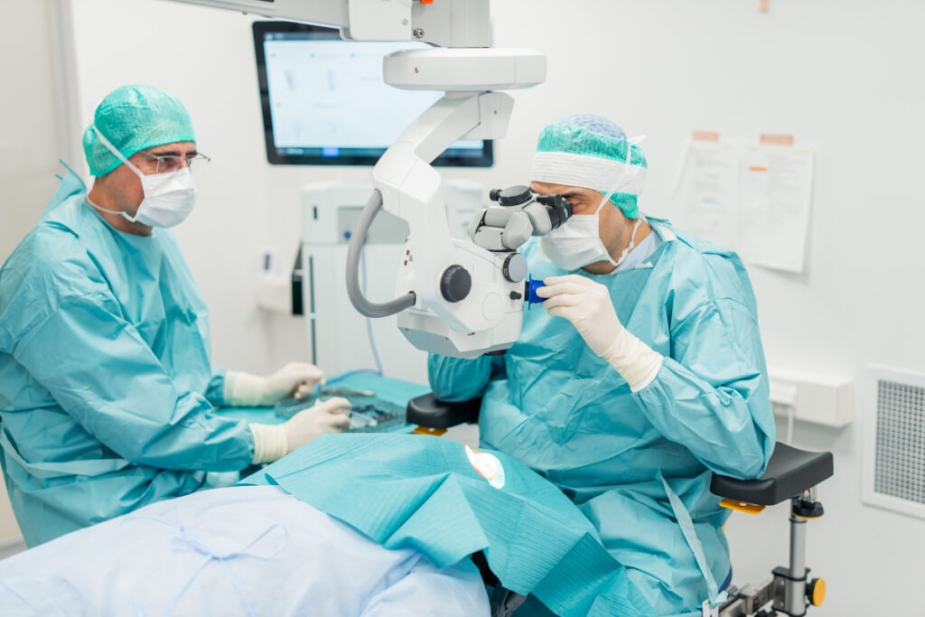 Synfelsbehandling linsbytesoperation